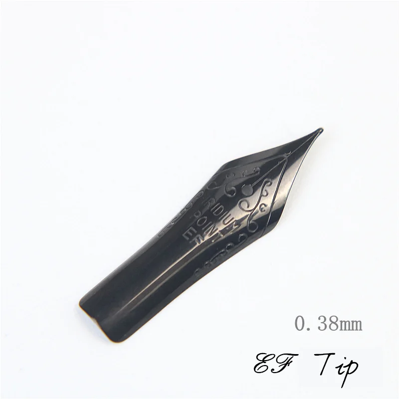

Наконечник для перьевой ручки Черный наконечник ручки из титанового сплава Curved Art F 0,5 мм EF 0,38 мм