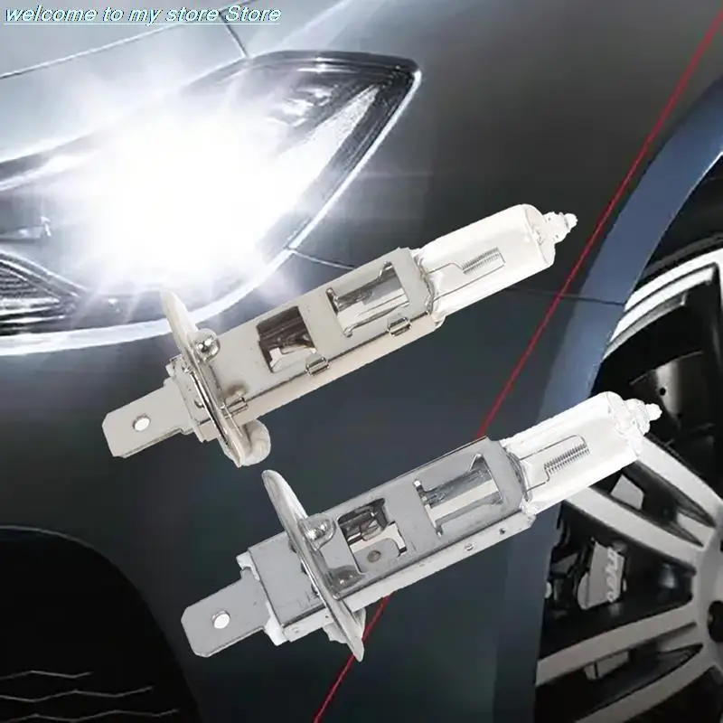 

12V H1 55W Xenon Quartz Halogen Bulb Bulbs All Weather Hid Fog Light Headlamps