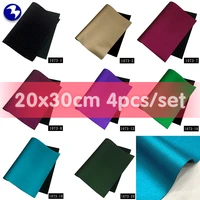 matte solid color sparkle shiny faux frosted glitter leather sheets for making shoe upper bag clothing handcraft 4 piecesset