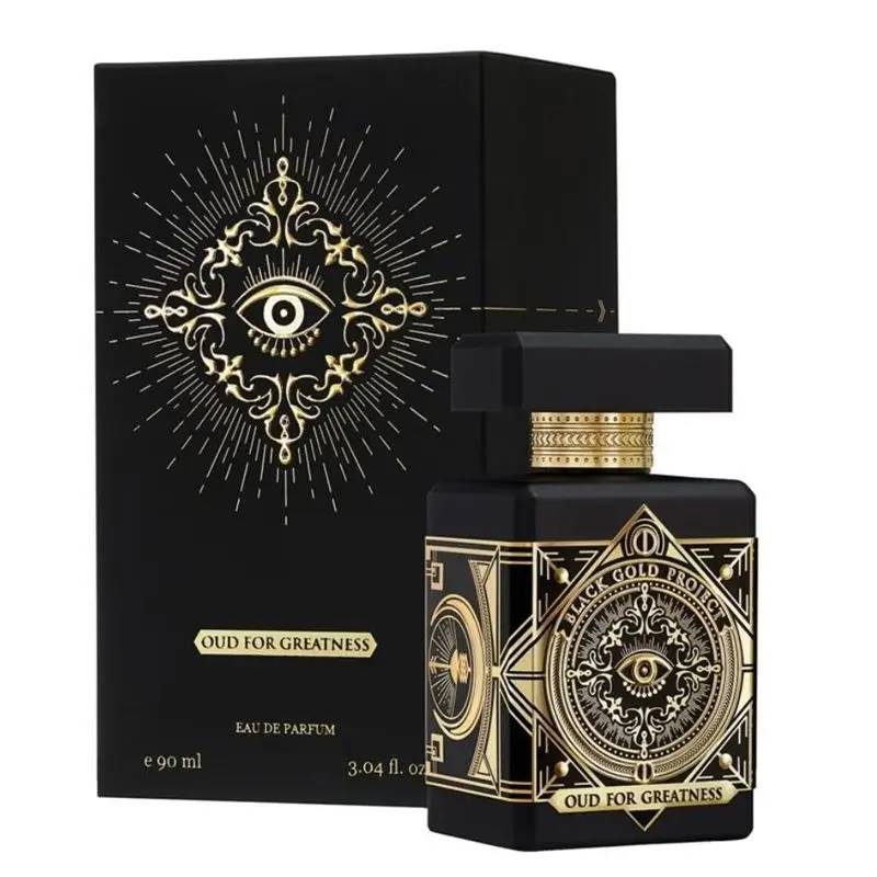 

Luxury Brand Perfume balck gold 90ml Parfums Prives Oud for Greatness Perfumes Eau De Parfum 3fl.oz Long Lasting Smell EDP Men