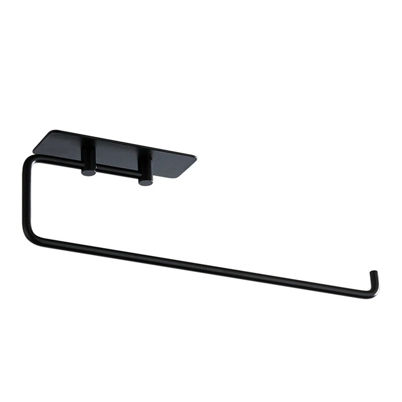 

Kitchen No Drilling Paper Roll Holder Kitchen Towel Dispenser Storage Rack Cabinet Hanger