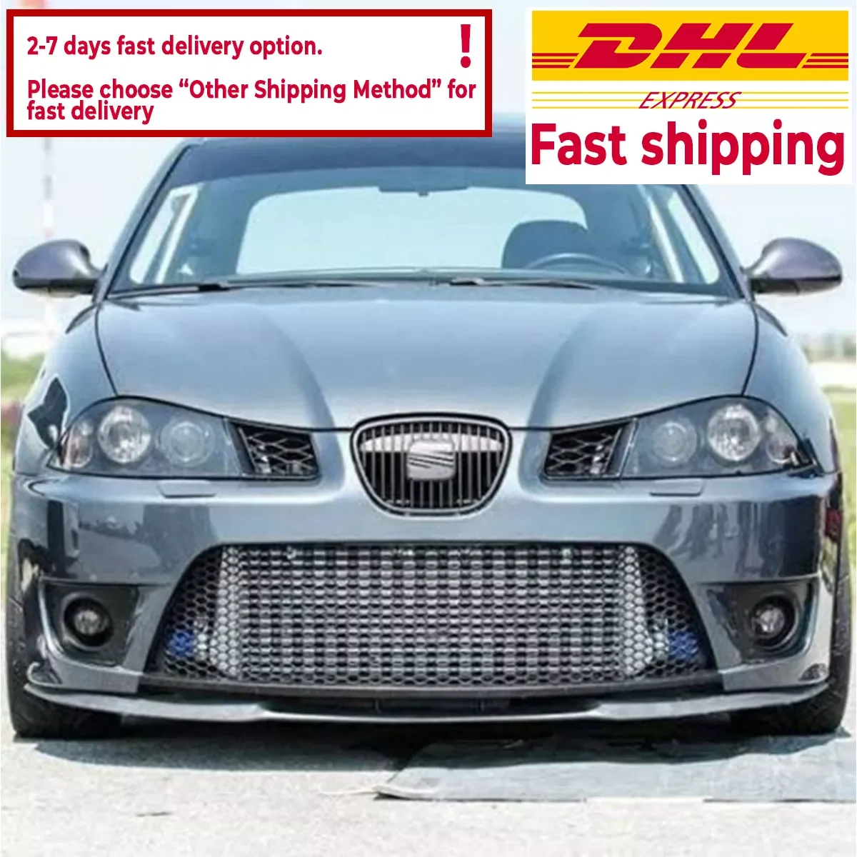 

3 шт., универсальный передний спойлер для Seat Ibiza MK4 6L -08 CUPRA R