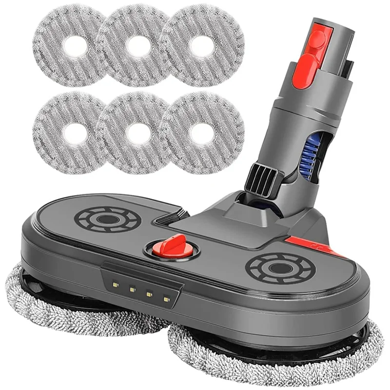 

Electric Floor Brush for Dyson V15 V11 V10 V8 V7 Models Vacuums & Wipes LED Headlights Good for Hard Floor