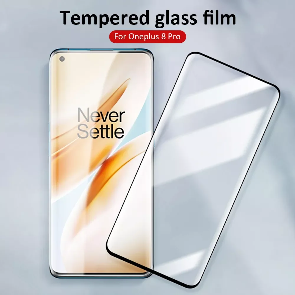

2PCS Tempered Glass For Oneplus 10 Pro 9 Pro 8 Pro 7Pro Screen Protector For One Plus 10 8 9 7 Pro Full Cover Protective Glass