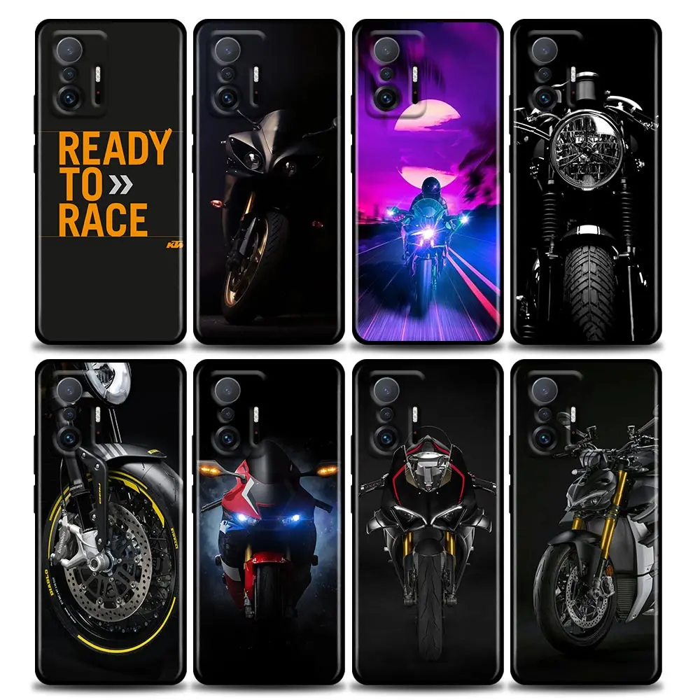 

Cool Motorcycle Phone Case for Xiaomi Mi 12 12X 11T X4 NFC M3 F3 GT M4 Pro Lite NE 5G Poco M3 M4 X4 TPU Case