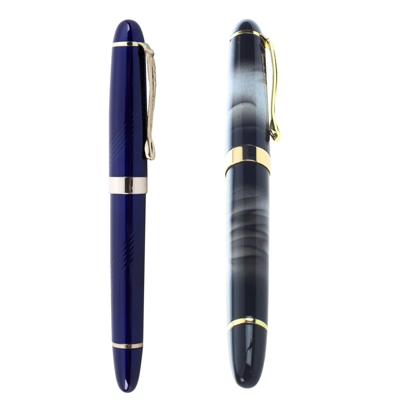 

JINHAO X450 18 KGP 0.7Mm Broad Nib Fountain Pen Blue & JINHAO X450 18 KGP 0.7Mm Broad Nib Fountain Pen Dark Clouds