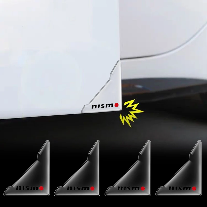 

Угловая крышка автомобильной двери, защита от столкновений для Nissan Nismo Logo Almera Tiida QASHQAI MARCH LIVINA TEANA Juke X-TRAI Note