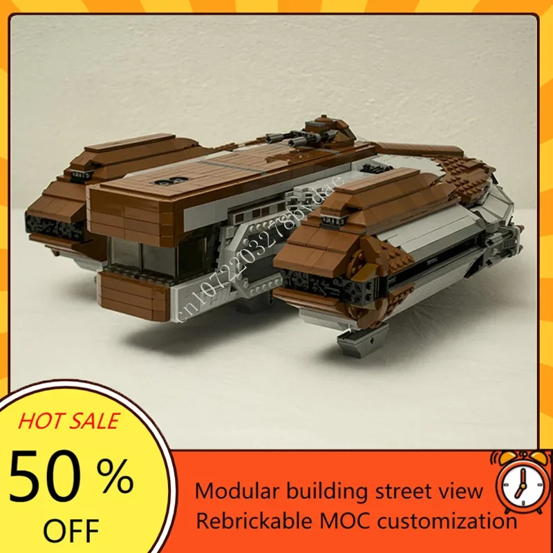 Фото 3173PCS SW Knights of the Old Ebon Hawk Space War Military MOC SpaceShip Battle Model Пользовательские пазлы DIY Сборная модель игрушки в подарок №2