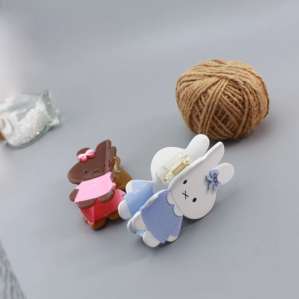 Освежающий мир милый кролик коготь для волос сестры кролика новый дизайн