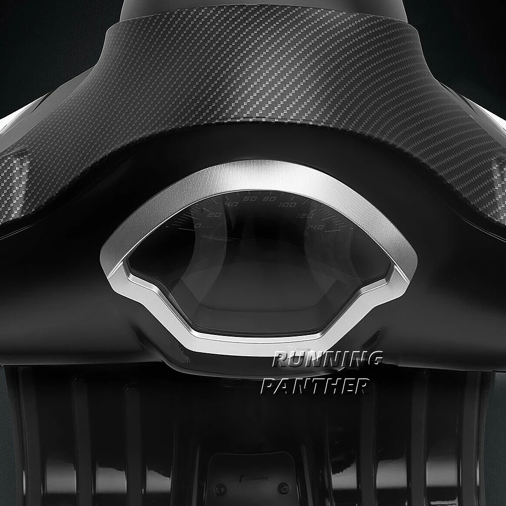 Передний спидометр мотоцикла накладка на кольцо рамка козырек для Vespa GTS 300 gts Gts 2023