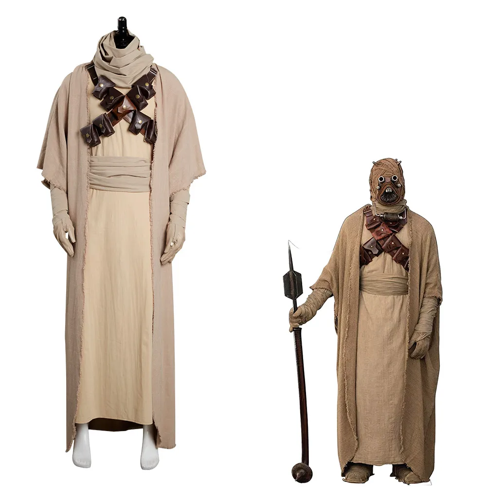 

Войны Tusken Raider Sand People костюмы для косплея, карнавальный костюм на Хэллоуин