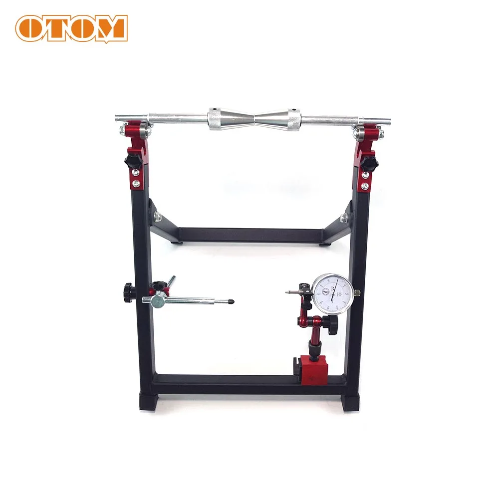 

Универсальный инструмент OTOM для мотоцикла, подставка для регулировки баланса обода колеса с индикатором циферблата ДЛЯ CRF YZF KTM KX