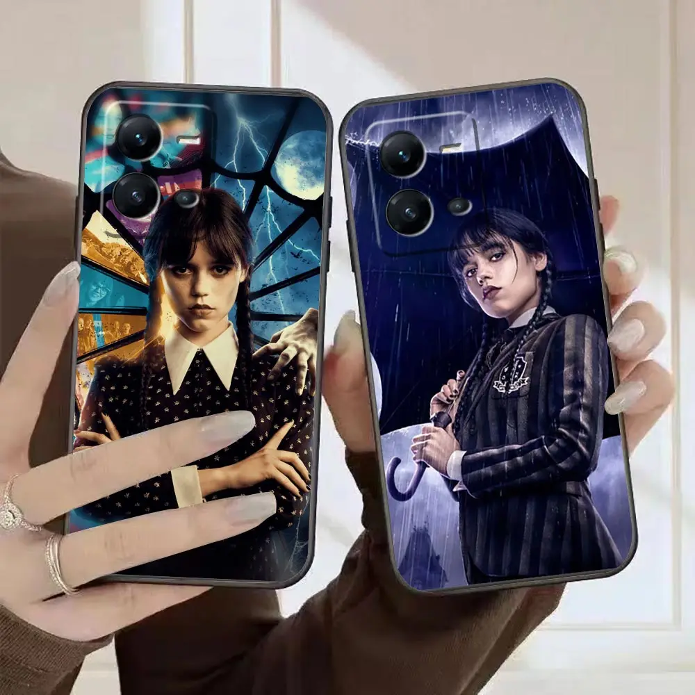

Case For VIVO X90 X80 X70 X60 X50 X27 X23 X21 X20 Plus V25 V23 V23E V21 V21E V20 SE V19 Pro 5G Case The Addams Family Wednesday