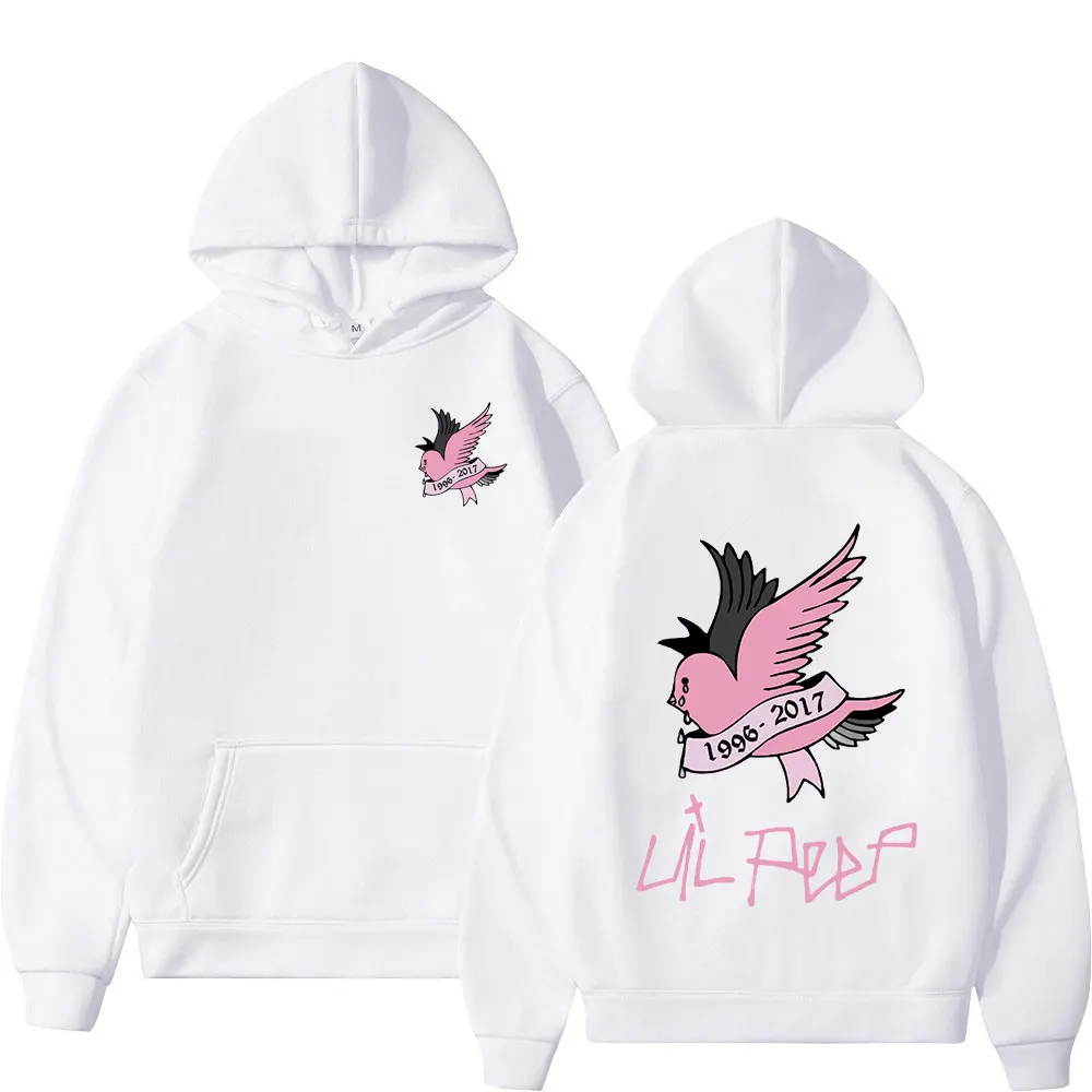 Розовые толстовки Rapper Lil Peep CryBaby для мужчин и женщин модная винтажная Толстовка