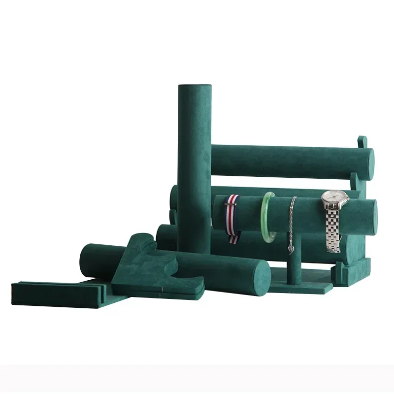 Держатель-подставка для ювелирных изделий портативная Вельветовая стойка в