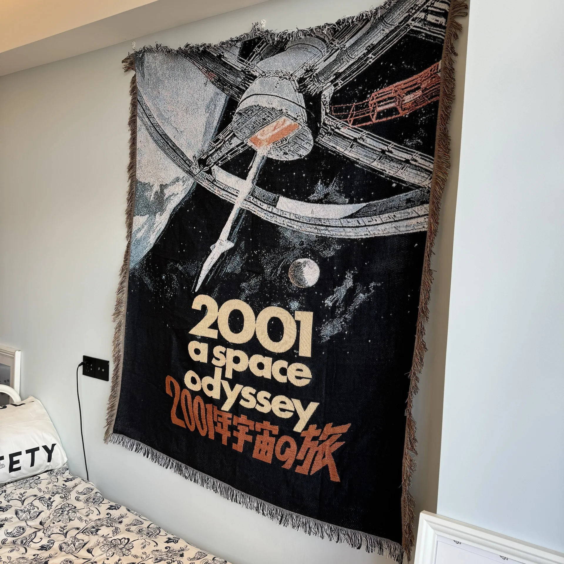 Новинка Хлопковое одеяло A Space Odysse покрывало для пикника и кемпинга сна отдыха