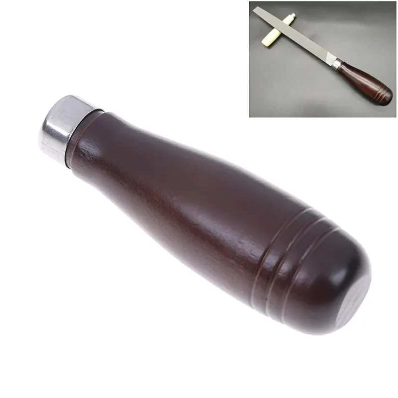 

3Pcs/Lot Wooden File Handle Fit Home Tool Stainless Steel Ring Hardwood DIY Accessories