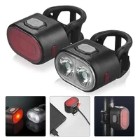 bike light bicycle front rear light usb charge cycling headlight taillight kit mountain bike parts bicycle accessories