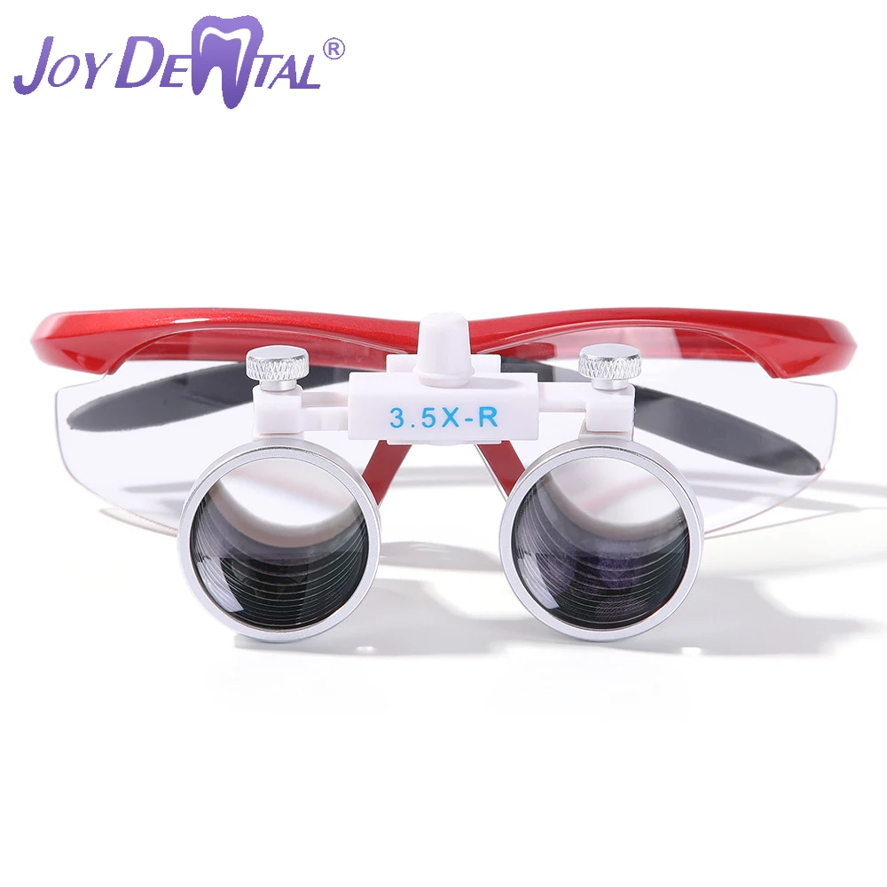 

JOY DENTAL 3.5X Binocular Magnifier Adjustable Angular Viewing Medical Surgical Operation Loupe With Handy Storange Box