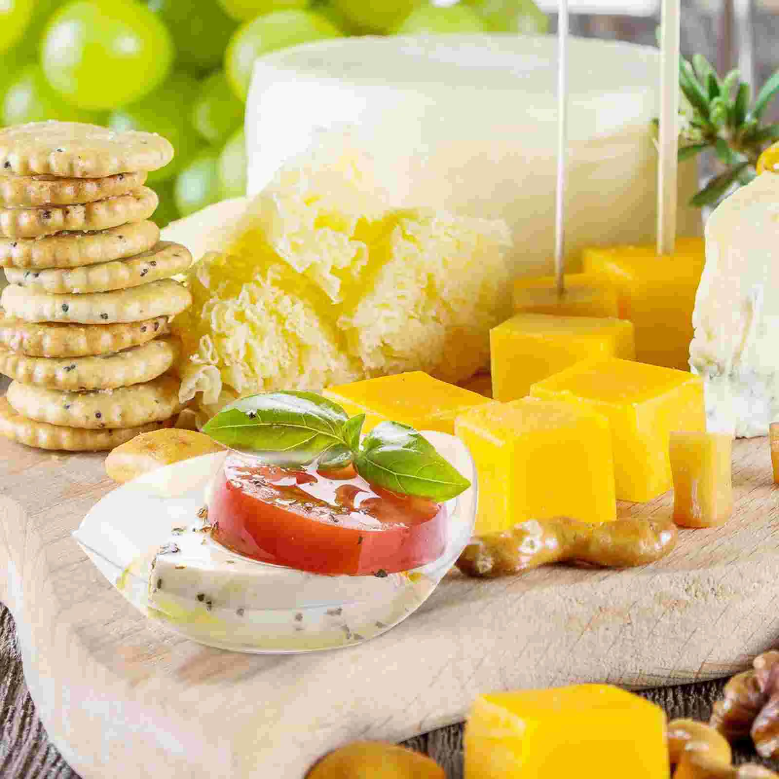 50 шт. поднос для еды хрустальное блюдо в форме листа посуда отеля сервировка