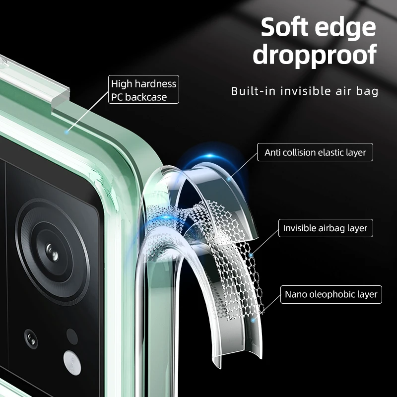 Для Redmi K60 Ultra чехол Магнитный кристально чистый Жесткий ПК + ТПУ для Magsafe задняя