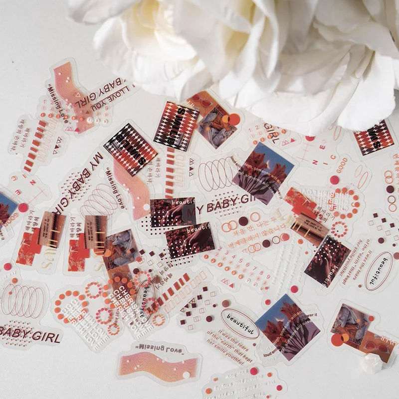 

45 шт./лот Kawaii канцелярские наклейки Sea Moon Tour планировщик декоративные мобильные наклейки для скрапбукинга «сделай сам»