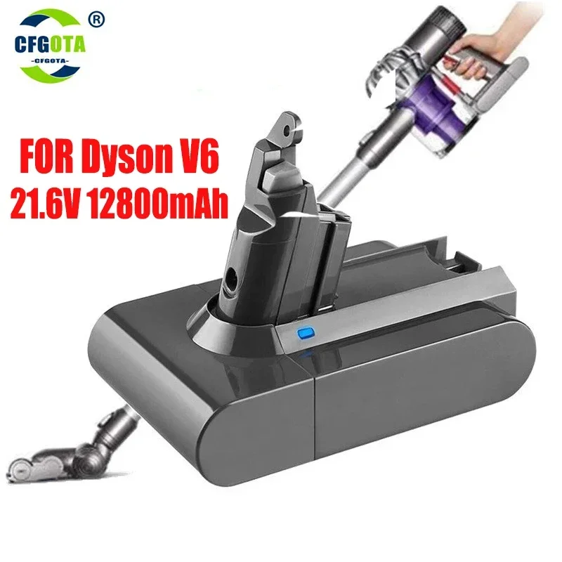 Литий-ионный аккумулятор V6 21 6 в 12800 мАч для пылесоса Dyson DC58 DC59 DC61 DC62 SV09 SV07 SV03 SV05
