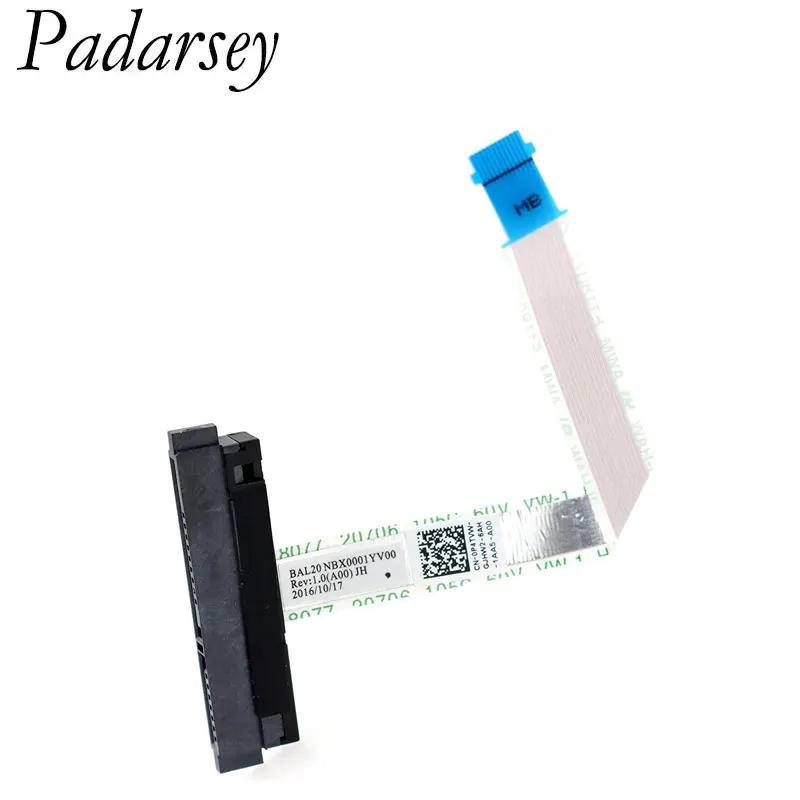 Разъем для жесткого диска Padarsey совместимый с Dell Inspiron 15 5565 5567 BAL20 SATA кабель SSD P4TVW