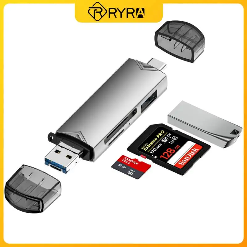 

Устройство для чтения OTG-карт RYRA 6 в 1, USB 2,0, USB, TF, SD