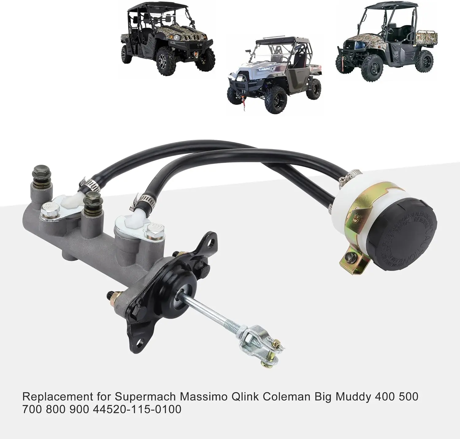 Фото Главный тормозной цилиндр UTV для Supermach Massimo Qlink Coleman Big Muddy 400 500 700 800 900 44520-115-0100 №5