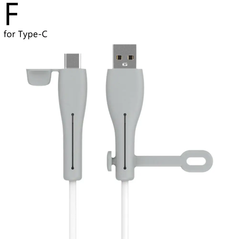 Новый мягкий силиконовый чехол для защиты кабеля Apple IPhone USB-кабель зарядного