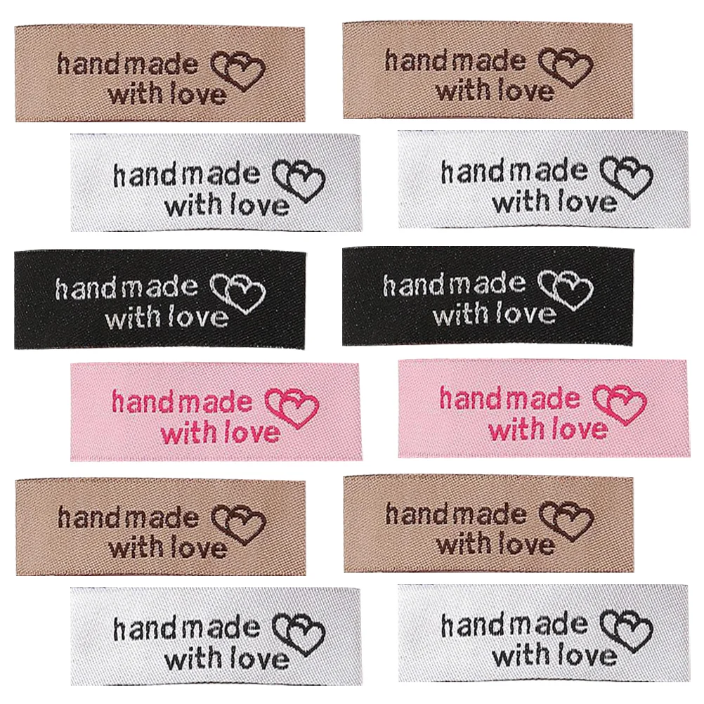 

80 Pcs Polyester Clothing Label DIY Sewing Label Decorative Clothing Collar Label