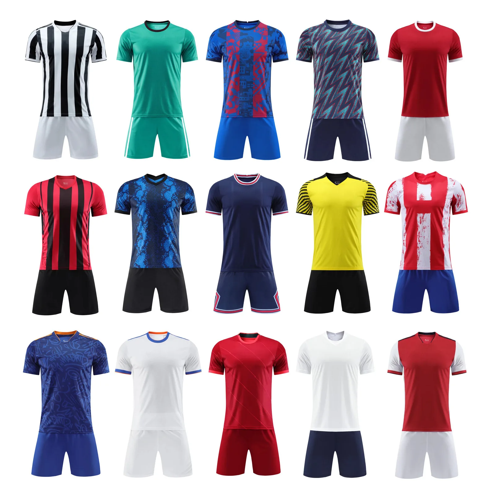 

Football clothes Football training clothing Adults and Kid clothes Men Boys Soccer Clothes Sets Short Sleeve Tracksuit Custom