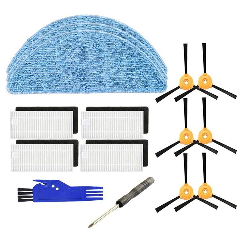 

Side Brush Hepa Filter Mop Cloth For ECOVACS DEEBOT 661 Robotic Vacuum Cleaner Replacement Parts