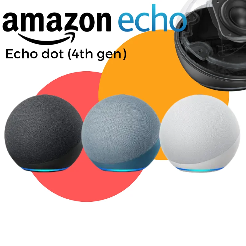 

Amazon 4th Generation 3rd Generation Amazon Echo Dot Alexa Voice Assistant Bluetooth Smart Speaker Clock