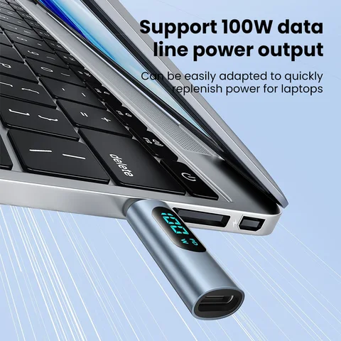 Адаптер Elough с USB Type C на USB C, 100 Вт, 5 А, быстрая зарядка, OTG, конвертер для Macbook, iPad Pro, iPhone 15, ноутбука