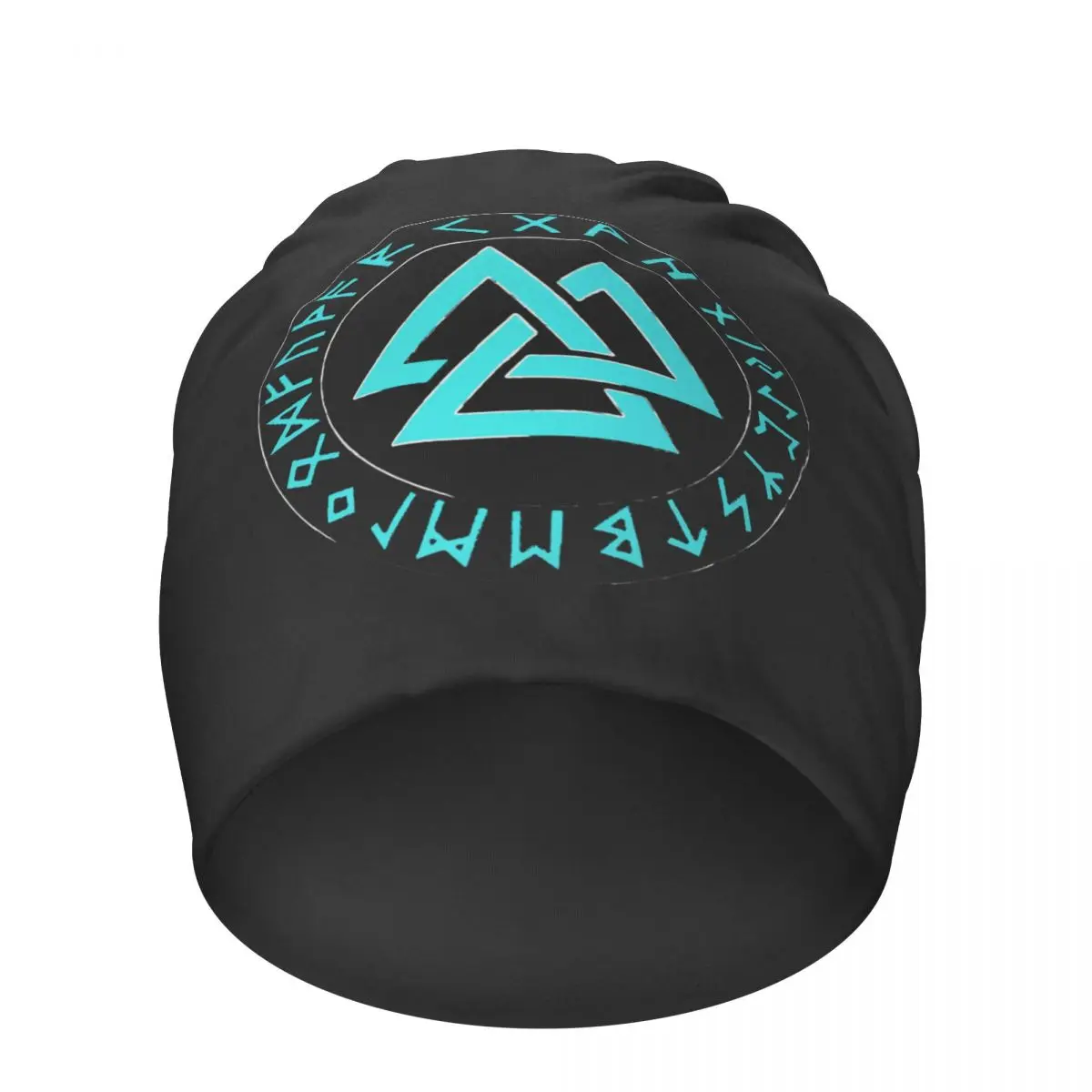 

Viking Valknut Runes Unisex Beanies Pullover Caps Sport Odin Signet Bonnet Hats Warm Hedging Caps Skullies Beanies Cycling Caps