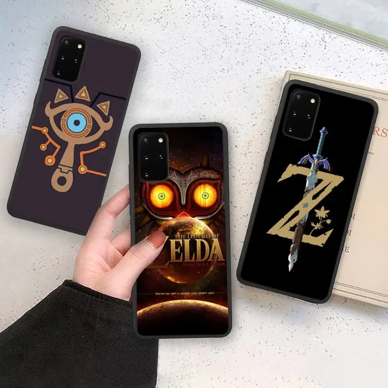 

Zeldas Of Legends Phone Case For Samsung Galaxy Note20 ultra 7 8 9 10 Plus lite M21 M31S M30S M51 Soft Cover