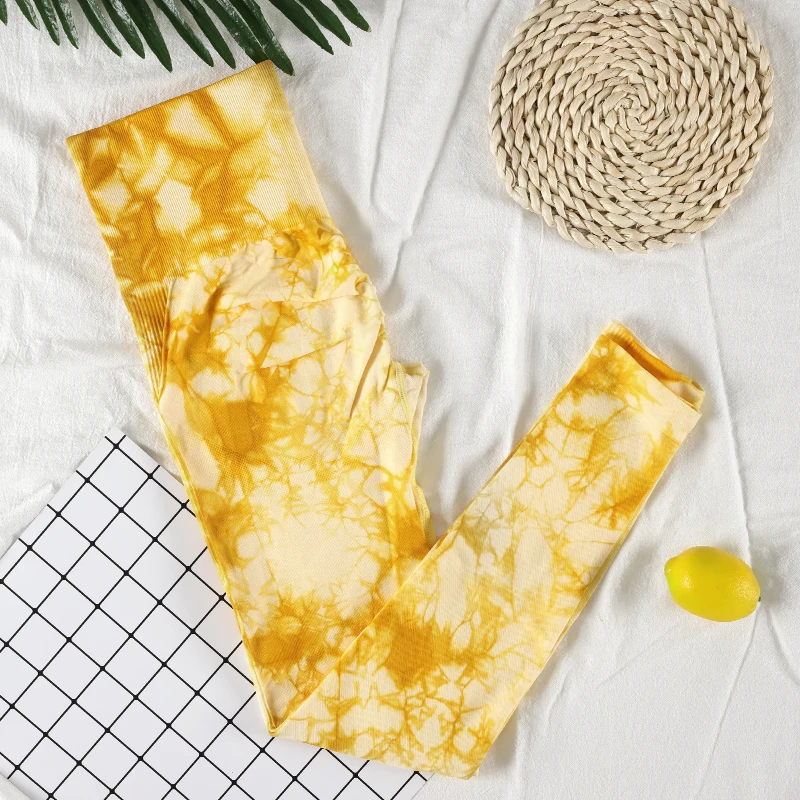 

Tie-Dye High Waist Yoga Leggings Women Sport Running Leggings Plus Size Push Up Slim Stretch Pants for Gym Fitness