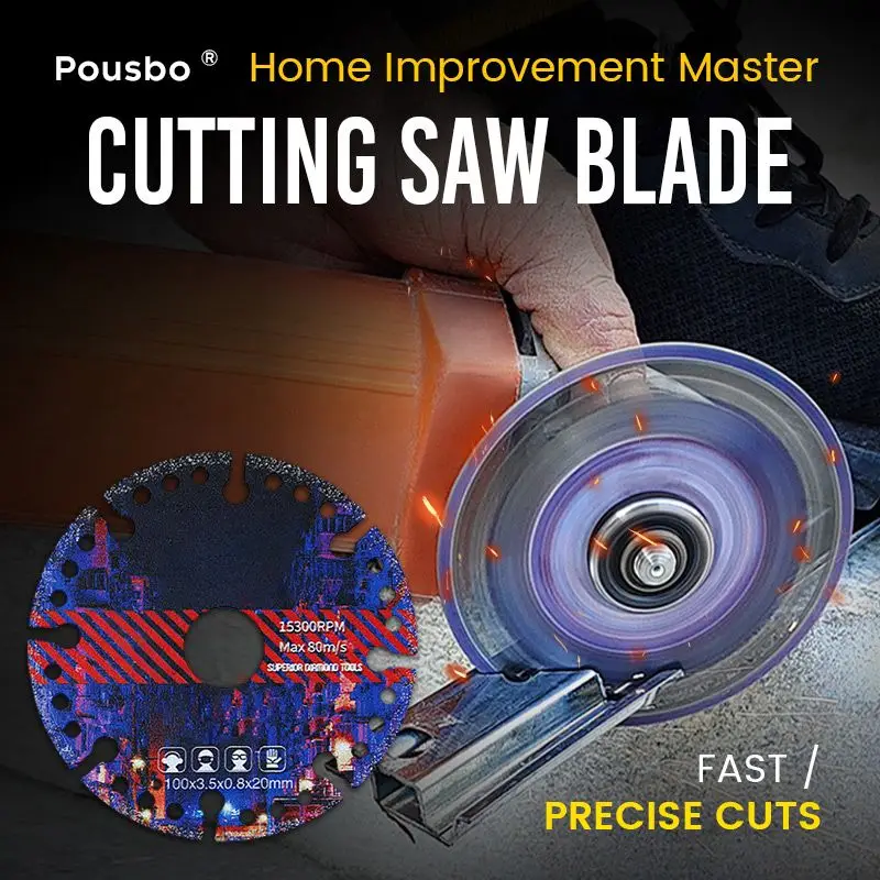 

Color Steel Cutting Saw Blade Light Steel Keel Marble Cutter Disc Angle Grinder Brazing Saw Blade Cutting Machine Attachment