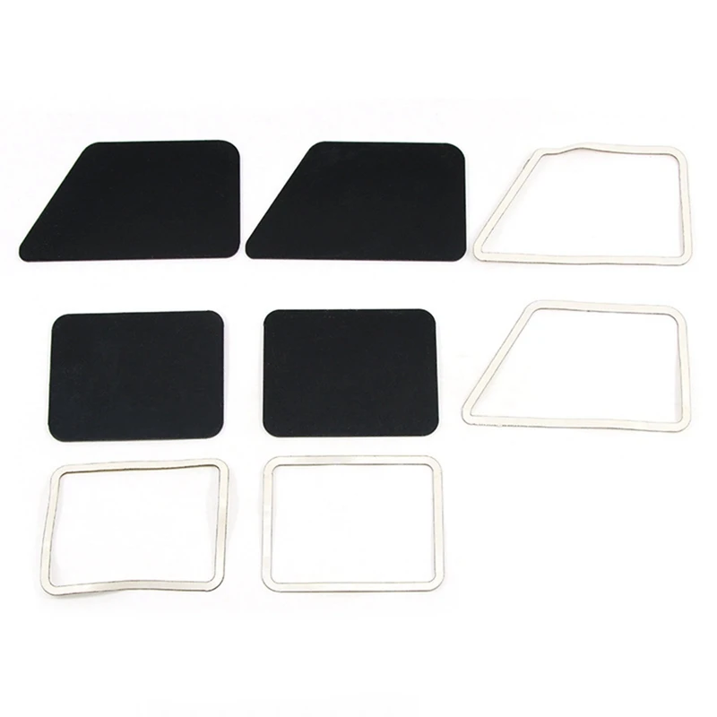 

4PCS RC Car Windows for 1/10 RC Crawler 313mm Wheelbase Jeep Wrangler Body Shell Axial SCX10 & SCX10 II 90046 90047