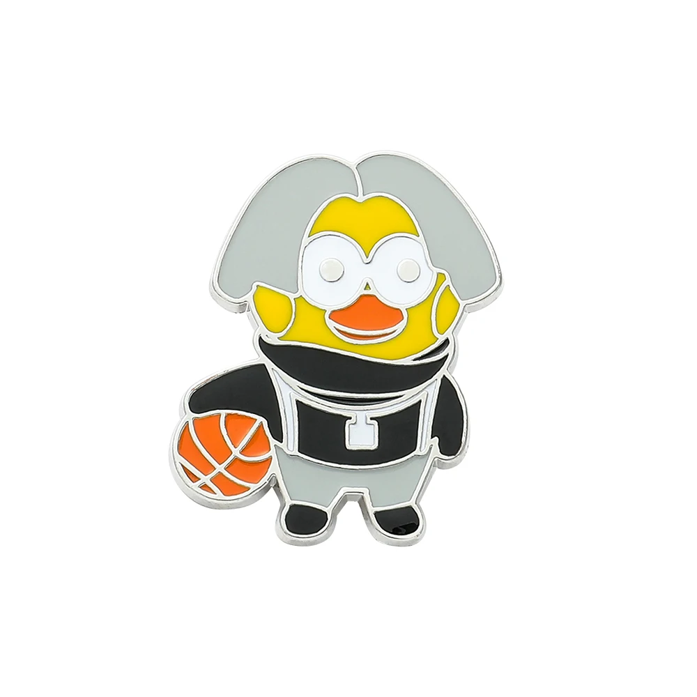 

Chicken You Are Too Beautiful KUNKUN Personal Trainee Basketball Brooches Enamel Pins Cartoon Badges Hat Shirt Lapel Pin Jewelry