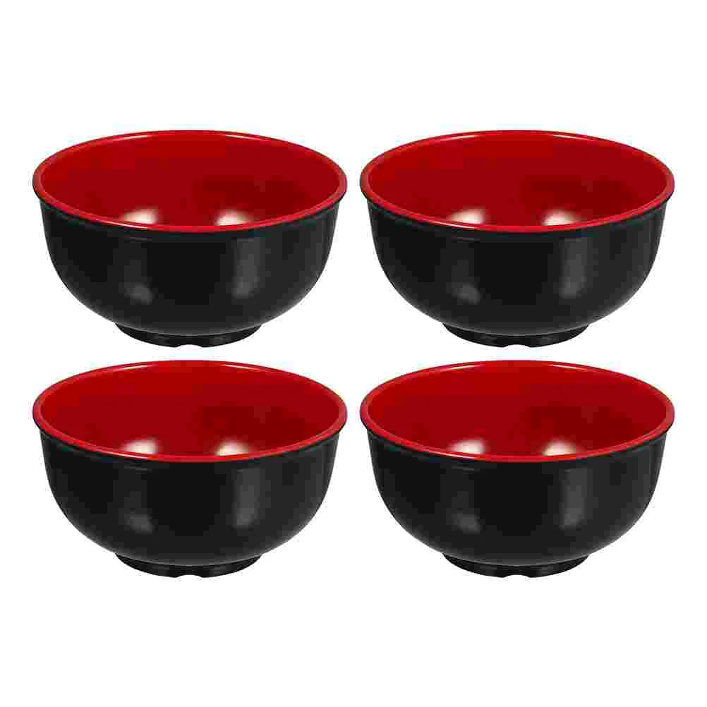 

4Pcs Serving Bowls Soup Bowl Japanese Style Serving Bowl Melamine Serving Bowl Noodle Soup Bowl Fruits Bowl