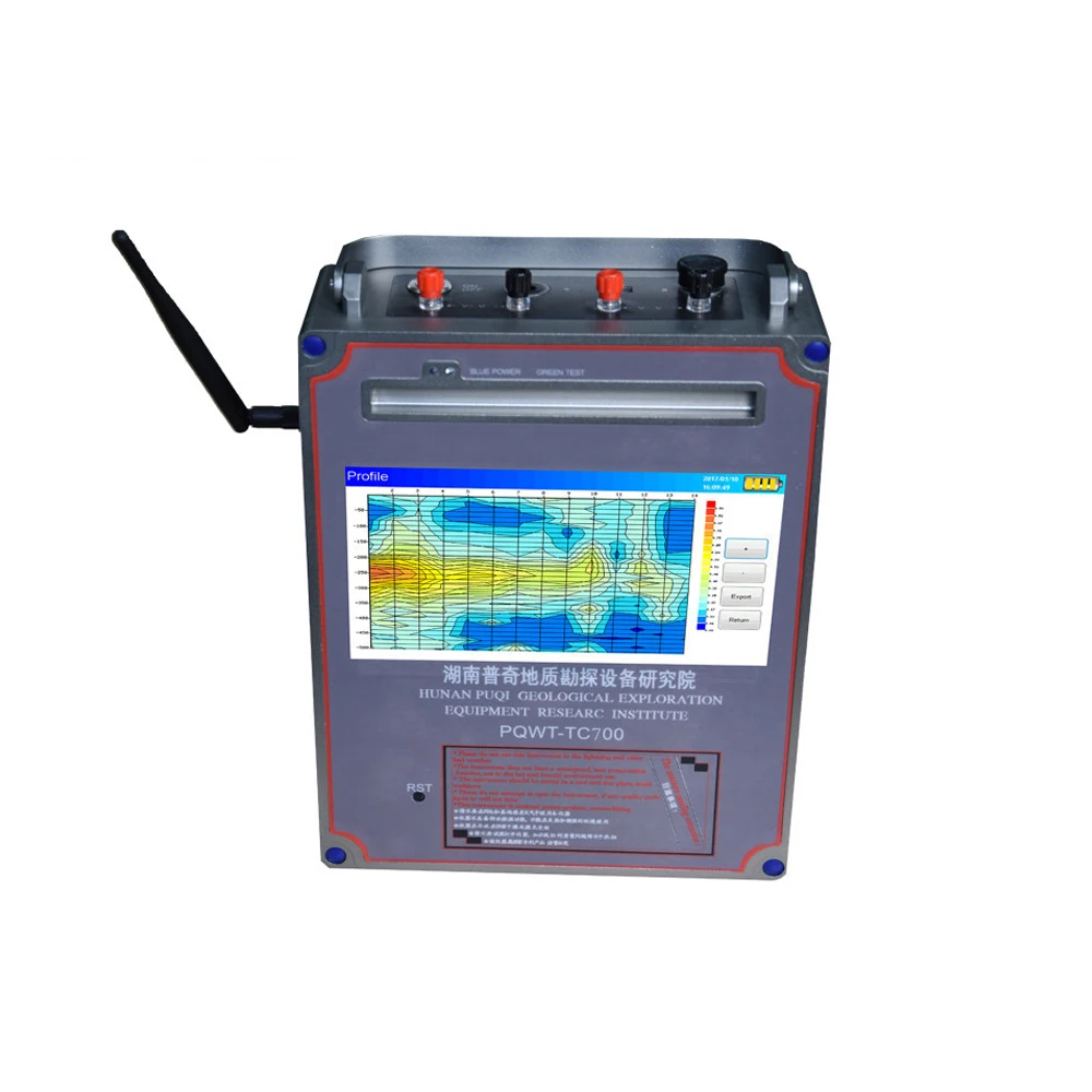 

PQWT- TC700 Cheap portable electric geophysical 150m 300m 500M 600M depth groundwater finder water survey equipmen