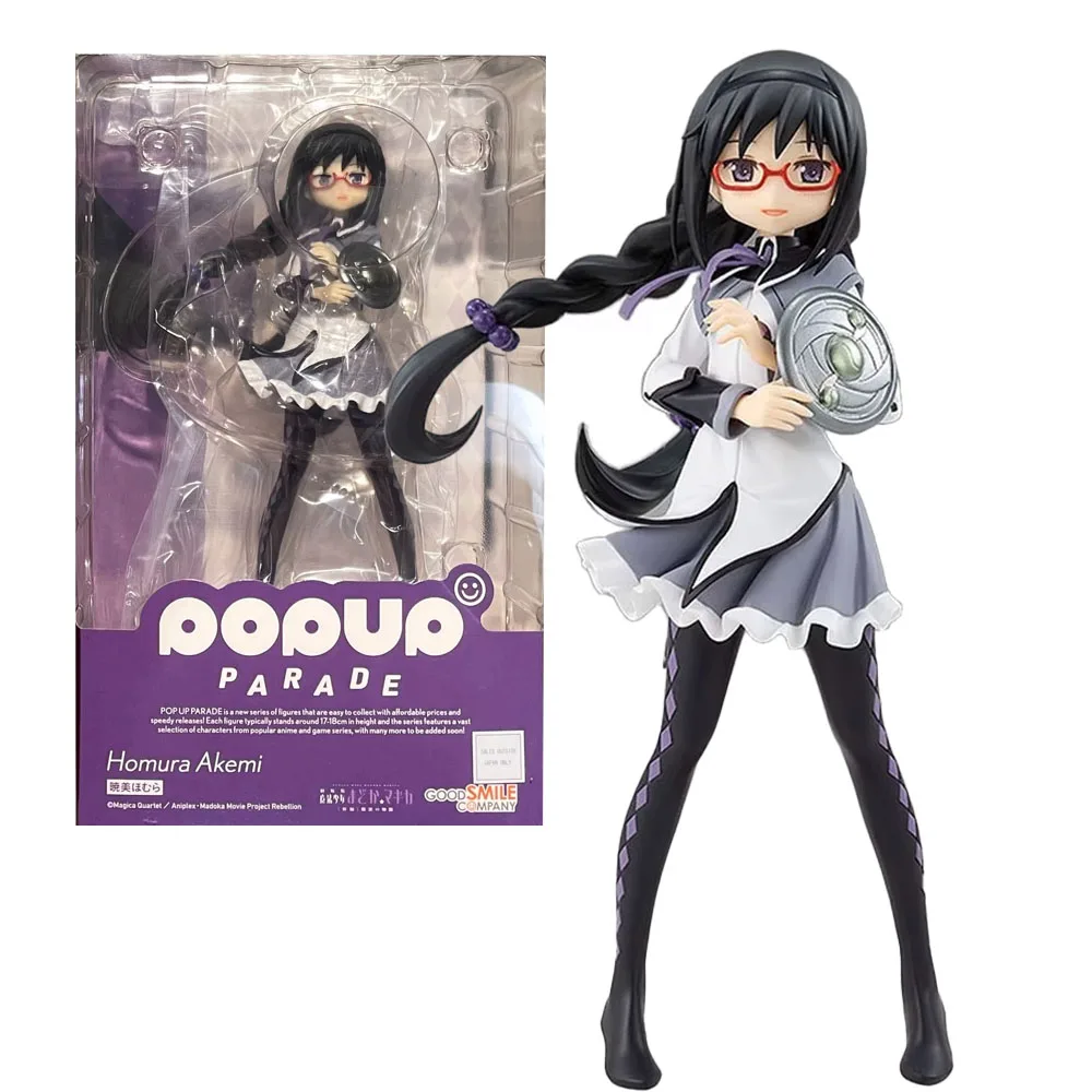 Фото 17 см фигурка Akemi Homura аниме Puella Magi Madoka Magica The Rebellion настольная модель для гольфа игрушка подарочная коллекция украшения ПВХ №1
