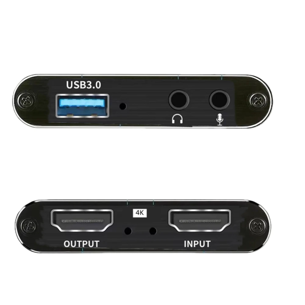 Фото Карта видеозахвата 4K HDMI-совместимая с USB 3.0 1080P 60Гц с выходом Loop-Out для PS5, ПК, прямых трансляций игр, камеры, вещания, OBS №2