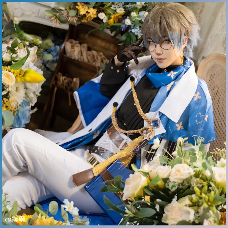 Vtuber Luxiem Nijisanji Ike Eveland игровой костюм красивая униформа косплей Хэллоуин вечерние