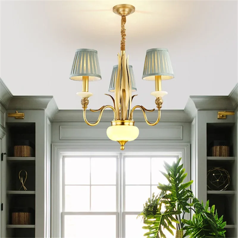 KARLOS Американский латунный подвесной светильник Роскошная гостиная Ресторан