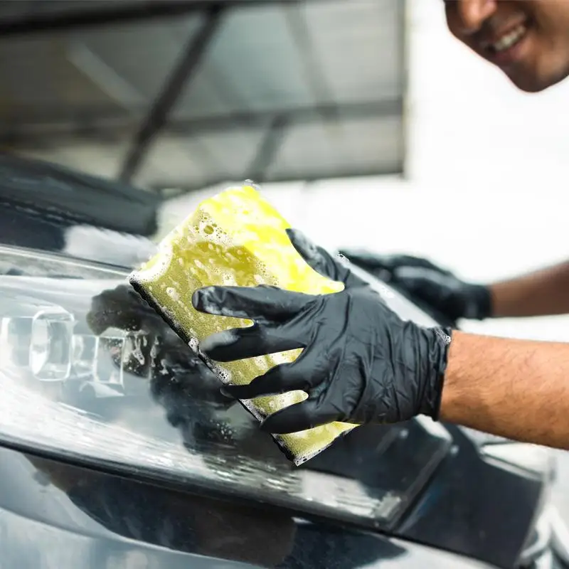

Car Wash Sponges Super Absorbent Sponge Grout Sponge With Grinding Mud Sole Easy Storage Strong EVA Remove Car Paint Oxidized