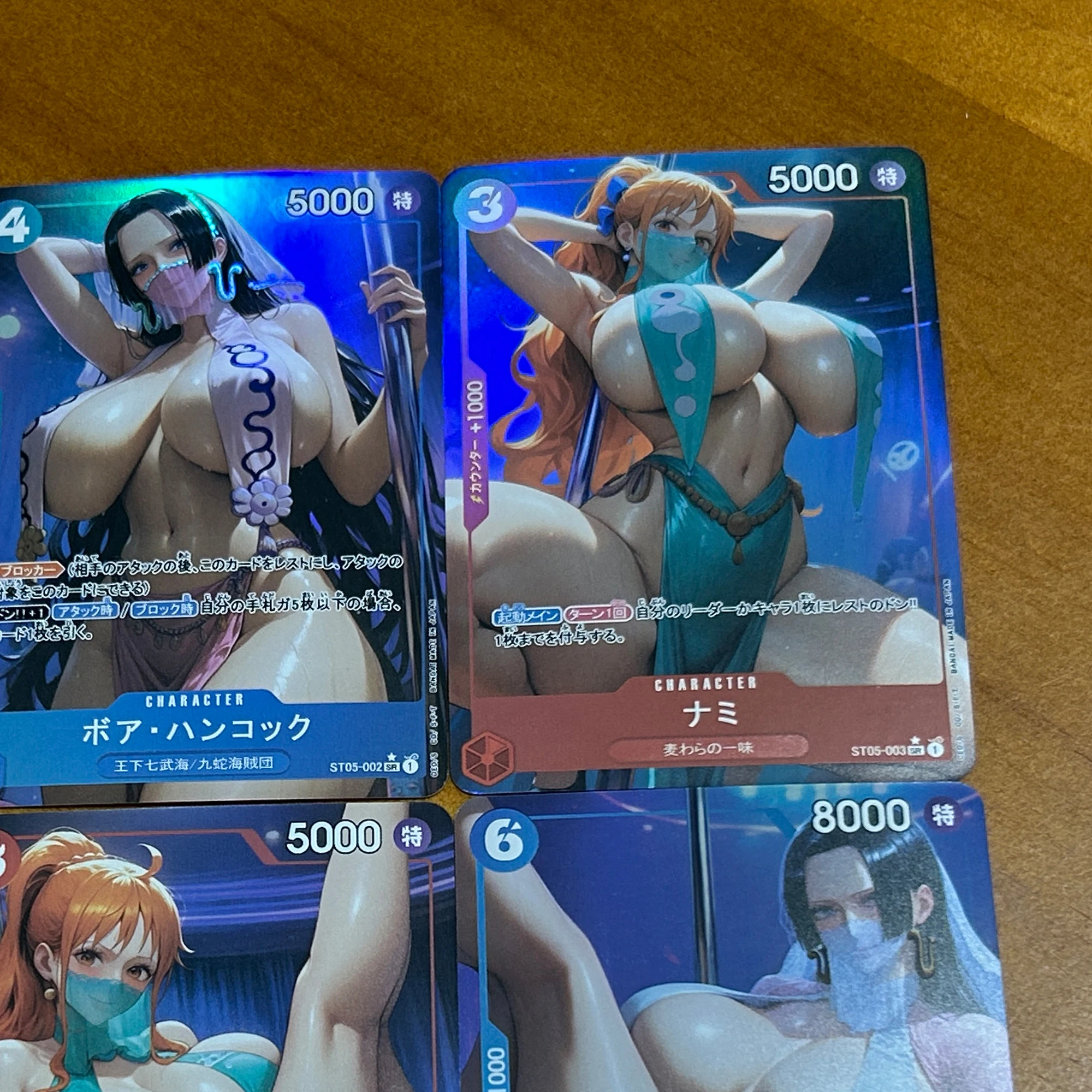 Diy Self Made 6 шт./компл. цельный Hancock Nami милая серия в маске коллекционная карта